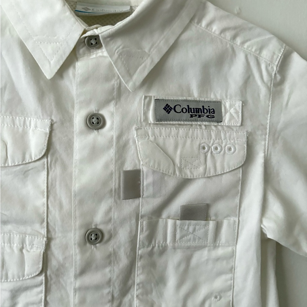 Columbia Kids' White Bonehead Shirt - Picture 4 of 7